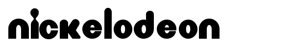 Nickelodeon font preview
